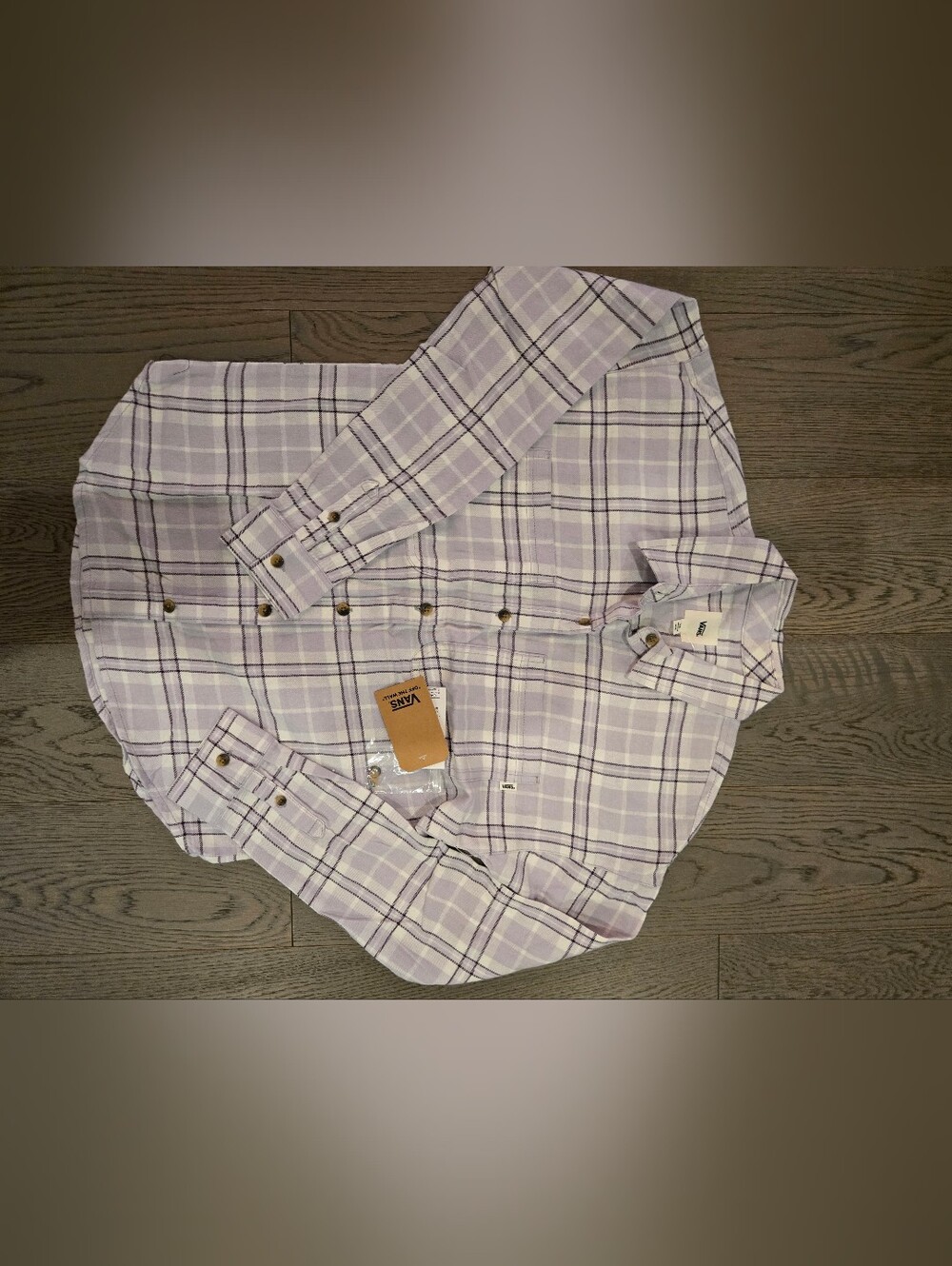 Brand New With Tags Vans Off The Wall Button Up Shirt Womens